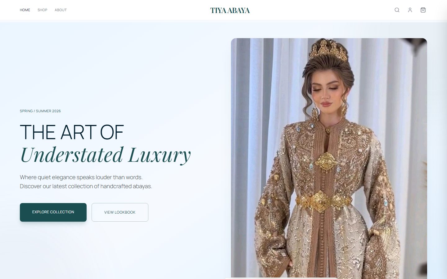 Abaya Shop — website preview