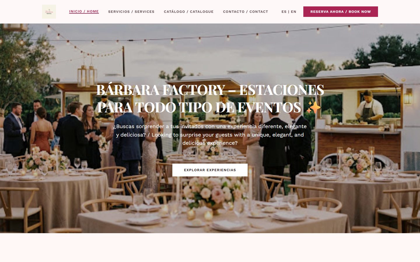 Barbara's Factory — website preview