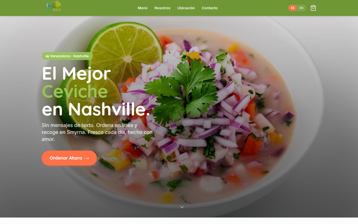 Cevinash — website preview