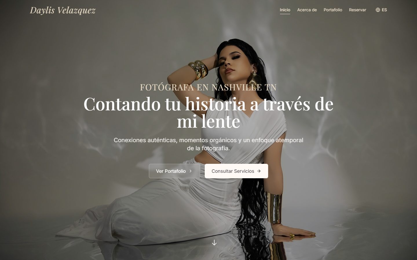 Daylis Velazquez Photography — website preview