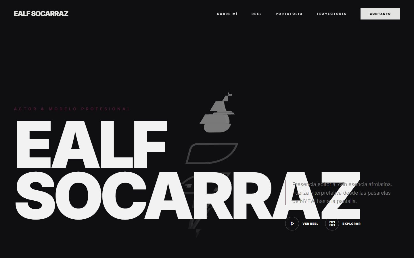 Ealf Socarraz — website preview