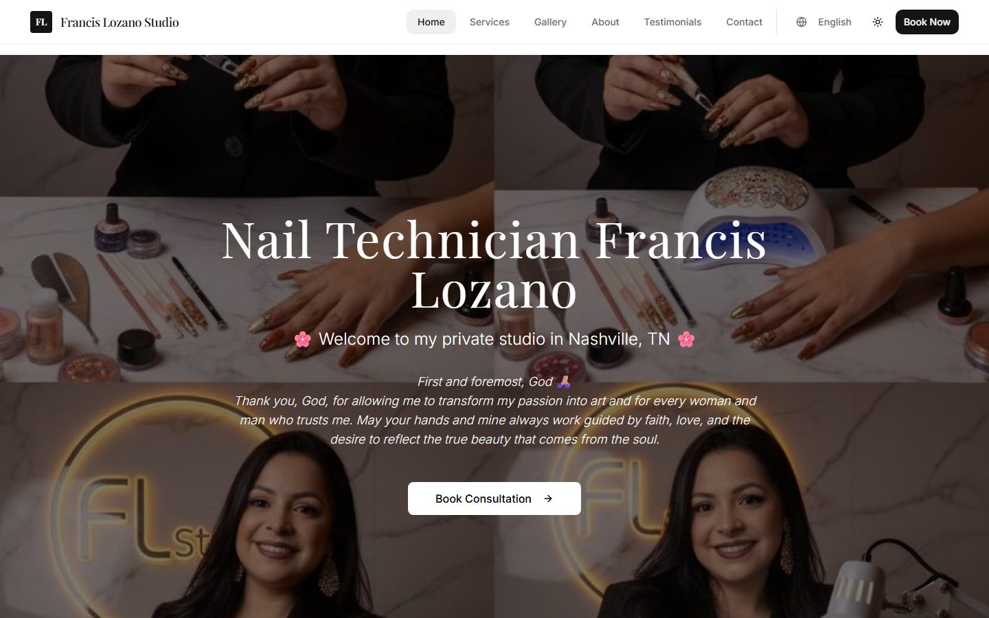 Francis Lozano Studio — website preview