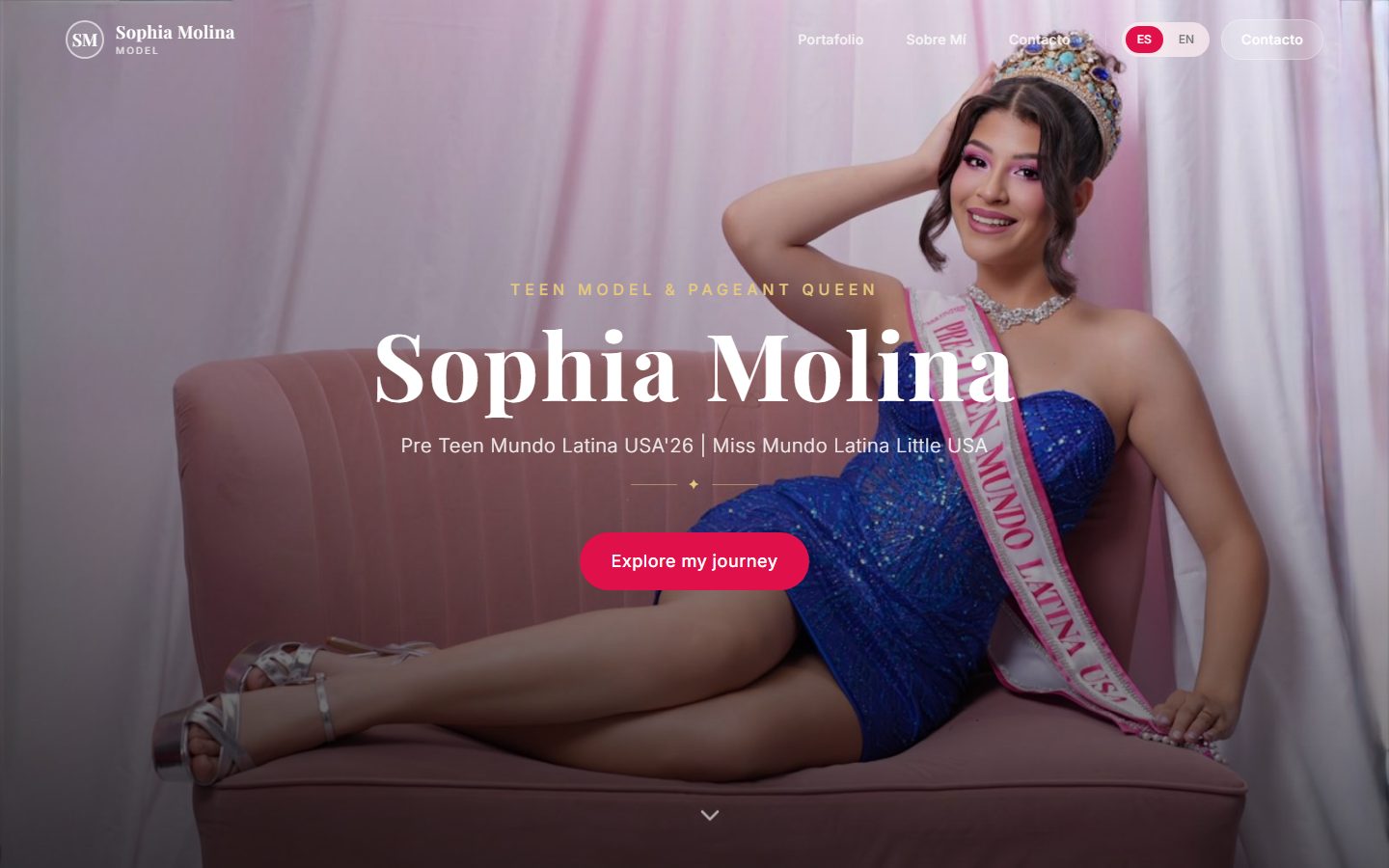 Sophia Molina — website preview
